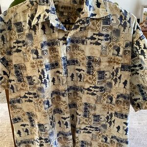 Compia Moda Men's Patterned Short Sleeve Shirt